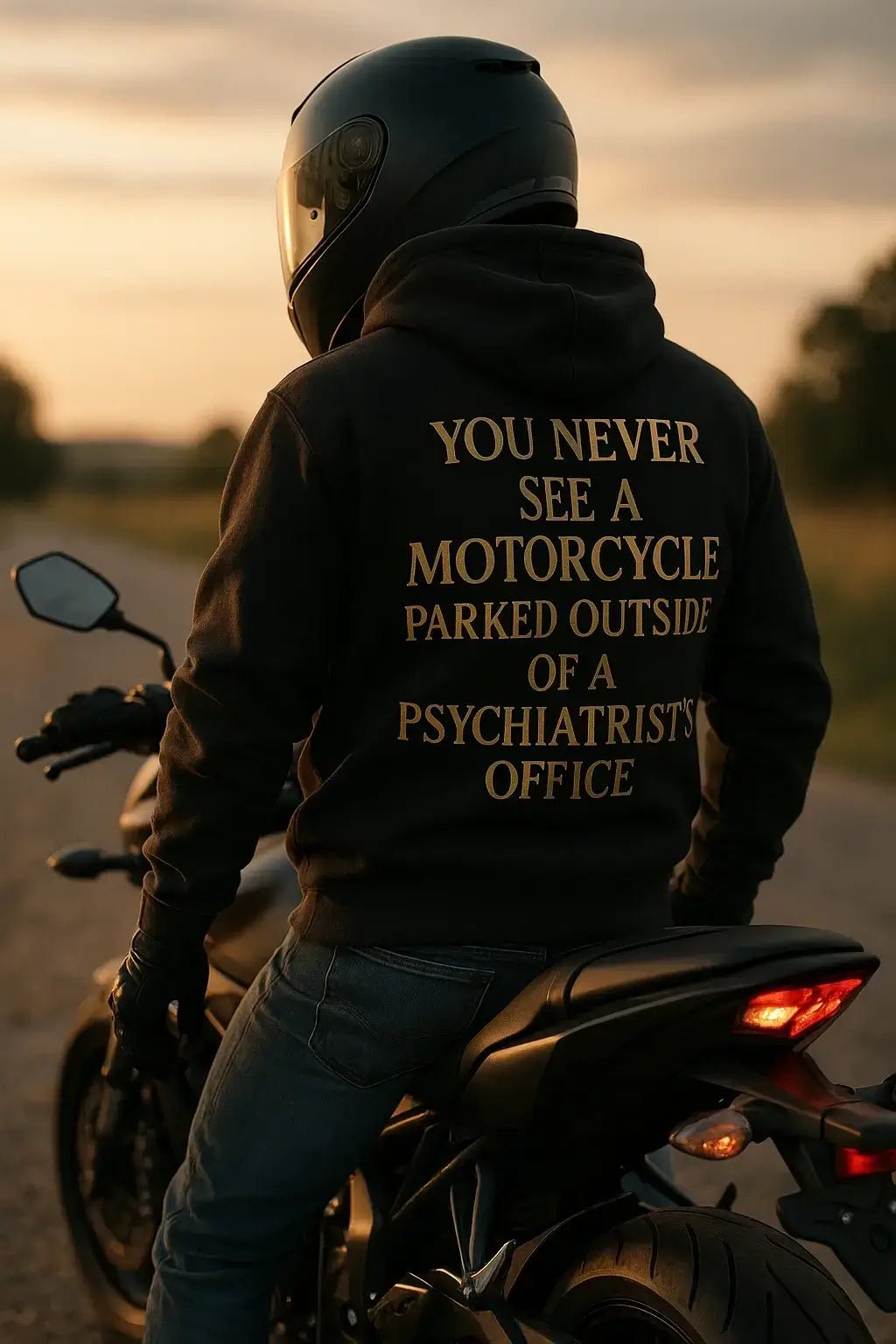 You Never See A Motorcycle Parked Outside Of A Psychiatrist's Office - Hoodie